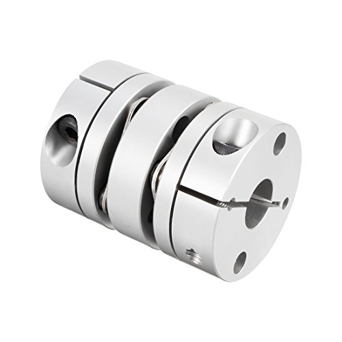 Uxcell A17110100UX0193 8Mmx14Mm Clamp Tight Motor Shaft 2 Diaphragm Coupling Coupler thumb #2
