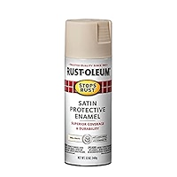 Rust-Oleum 7758830 Satin Enamels Spray, Almond, 12-Ounce