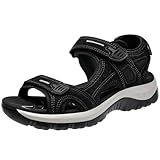 [SOARHOPE] サンダル さんだる メンズ レディース スポーツさんだる 本革 ウォーキングサンダル 夏 通気 軽量 歩きやすい