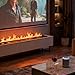 27.56in Water Vapor Electric Fireplace Color Flames Remote & Smart App Steam Fireplace Automatic Water Control Stainless