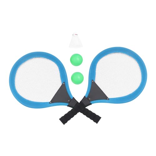 GALPADA 2 Piezas Raqueta De Tenis De Juguete Tenis Juguetes De Raqueta Al Aire Libre Raquetas De Bádminton para De Bádminton Azul
