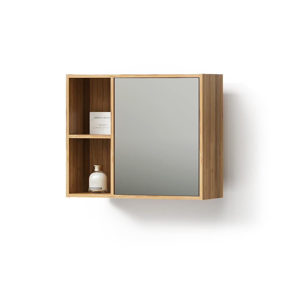 Livinity Armoire de Toilette Olona, Bambou, 54x44.5cm