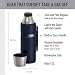 THERMOS Stainless King Vacuum-Insulated Beverage Bottle, 40 Ounce, Midnight Blue