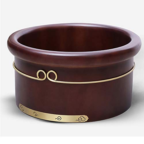 Cubeta de baño para pies de madera para pedicura miniatura 2