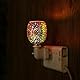 Syfunlv Elektrische Duftlampe, Feuerwerk Aroma Lampe, 3D Elektrische Glas Duftlampe,künstliche Feuerwerke Kerzenölbrenner Nachtlicht Dekorative Lampe für Zuhause Schlafzimmer (Stil 1)