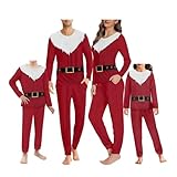 DISNIMO Santa Claus Costum Mens Pajama Sets Men’s Soft Loungewear Long Sleeve O-Neck Tops Pants Bottoms Pijama Mujer Comfy Soft PJ Fashion Sleepwear Lightweight Sleep Lounge Night Wear 6XL