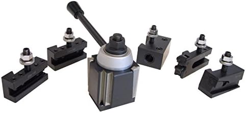 LLDSIMEX AXA Wedge Type Quick Change Tool Post for Lathe 6-12"