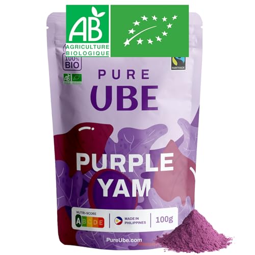 PureUbe® - Poudre d'Ube Bio - Qualité Premium - venu par avion de...
