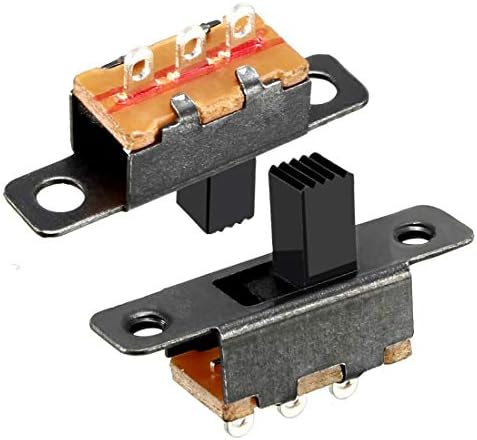 50 Stück 4 Mm Horizontal Schiebeschalter SP3T 1P3T Mit Verriegelung – Für PCB & Panel
