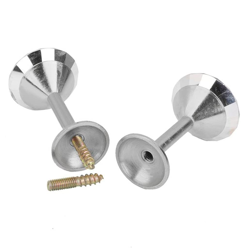 2pcs Diamond Gardinen Raffhalter Tür Wand Quaste Haken Wand Raffhalter Gardinenhaken Quaste Handtuchhalter (Color : A, Size (B As The Picture Shows)