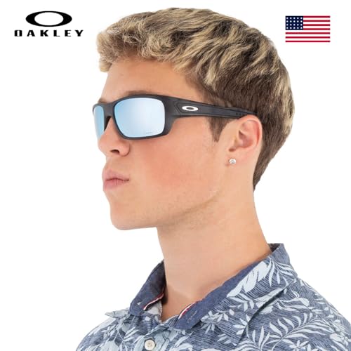 Image of Oakley TURBINE OO9263 Rectangle Shape Sunglasses With Official Eyewear Kit | Men's Sunglasses