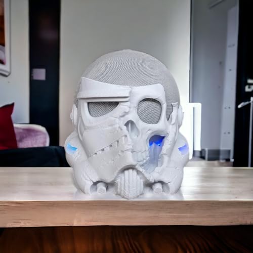Suporte Alexa Echo Dot 4 ou Echo Dot 5 Stormtrooper Star Wars Disney - Presente, decoração criativa, música, som, stand de mesa Amazon