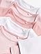 NEXT Baby - Mädchen Langarm-Body GOTS-Bio-Baumwolle 5er-Pack Rosa/Weiß 3-6 Monate