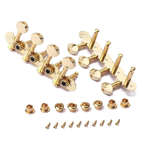 Mikinona Mandolin Strings Are Accurate Guitar Tuning Keys 8 Strings Guitar Machine Heads 4l4r Tuners Set with Ferrules