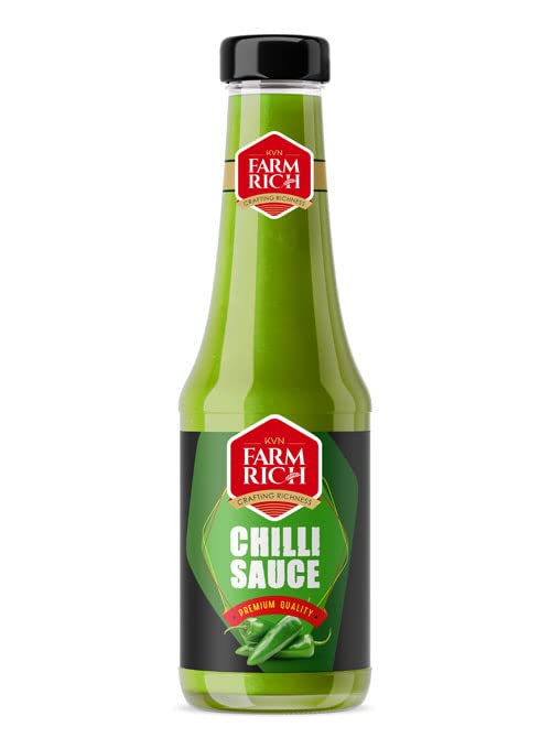 Farm Rich chilli Sauce Green chilli Spicy Mix Sweetened with Chilli Mix Green Chilli Sauce