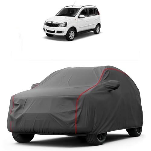 Image of Heavy-Duty Car Cover for Compatible with Mahindra Quanto (2021 to 2025 All Models) Deluxe Car Protection Cover - Waterproof & UV-Resistant All-Season Exterior Protection