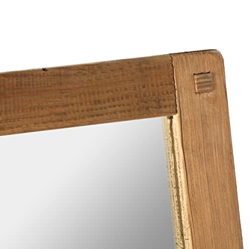 Bare Decor Dawson Wall Mount Mirror with Rustic Recycled Wood Frame 21x17 by Bare Decor - Image 3