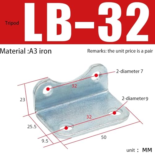 Trépied cylindrique LB80 profil bas accessoire installation cylindre