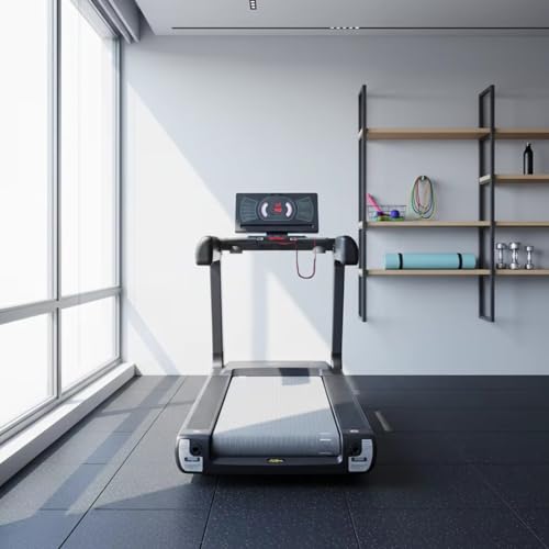 Image of Commercial Electric Treadmill Touch Screen Display Auto Incline 0.5-25km /h Speed Range for Home Gym, Office, Apartment and Small Space use