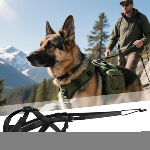 Zughundegeschirr,Reflektierendes Laufgeschirr Für Hunde | Verstellbares Gurtzeug Für Training Skaten Outdoor Aktivitäten