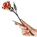 MakuliSmit Hand Forged Wrought Iron Rose - Romantic Metal Gift of Everlasting Love - 6th Year Wedding Anniversary Surprise for Her