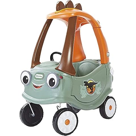 little tikes T-Rex Cozy Coupe by Dinosaur Ride-On Car for Kids, Multicolor Large Cover