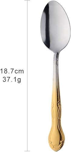 Miniatura 438 de Juego de 12 cucharas de café, mini cucharas de café, cucharas de espresso de acero inoxidable, cucharas pequeñas para postre, té, aperitivo, 4.6