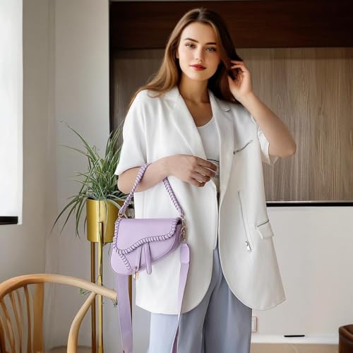 Stylish saddle bag Women's handbag Trendy shoulder bag crossbody bag4