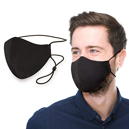 Big Sale Face Mask 3 Layers Washable & Reusable Over the Head Comfort No Ear Pulling Large