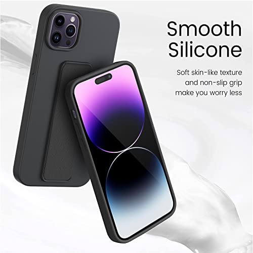 Coque iPhone 14 Pro Max support noir LT LAUDTEC antichoc étui protecteur rigide