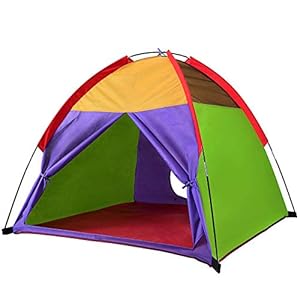 Alvantor Kids Tents Children Play Tent Toddler Pop Up Tent For Kids Boys Girls Toys Indoor Outdoor Playhouse Camping Playground Rainbow 58”x58″x47″