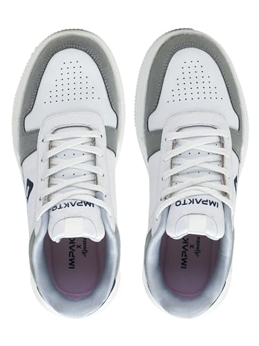 Image of Impakto Womens Sneakers | Lightweight Streetwear Sytle Casual Shoes for Travel & College | Low Top Shoes & Wide Toe | Cushioned Insole | Slip Resistance Outsole for Firm Grip