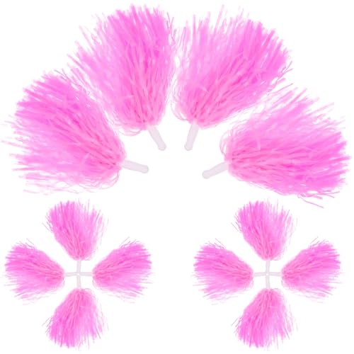 Pompons de cheerleading légers DOITOOL en plastique souple qui ne fatiguent pas les bras en danse