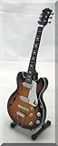 epiphone john lennon j160e Miniatura in legno, scala chitarra 1: 4, altezza 25 cm.