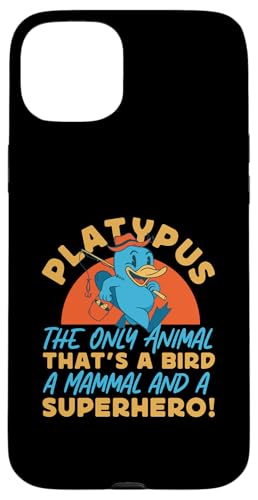 Platypus for Girls : Animal That's a Bird and a Superhero ! Coque pour iPhone 15 Plus