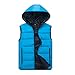 Gilet Matelasse sans Manche Homme Gilet Doudoune Hiver Chaud Veste à Capuche avec ZippéE Manches Longues ÉPaisse Manteau à Capuche Hiver Chaud Sweat sans Manches Homme Sport