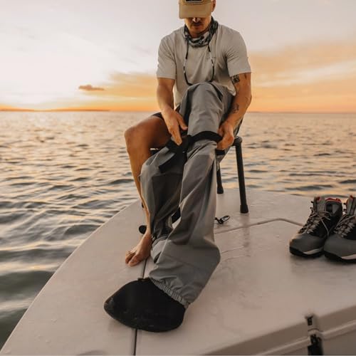 Foto von frogg toggs Hellbender Angel-Wathose für Herren, atmungsaktiv, Schiefer/Grau, Größe XL