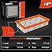 A-Premium Front Engine Air Filter Compatible with Hyundai Accent 2018-2022 & Kia Rio 2018-2023, 1.6L, Replace# 28113H9100, 281138100