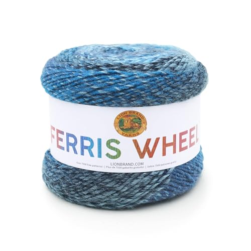 Lion Brand Yarn, Muticolor Ferris Wheel Yarn for...