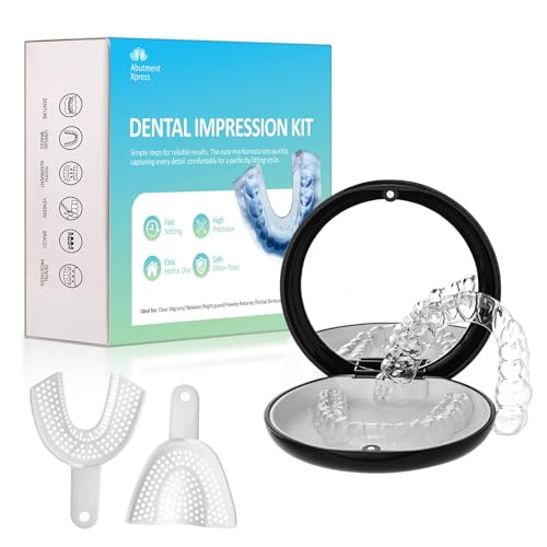 AbutmentXpress Custom Retainer Upper and Lower Clear Retainer Set and Ideal for Daytime or Overnight Wear