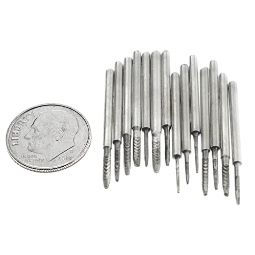 JAGTRADE Jewellers Watchmakers Tap & Die Mini Micro Screw Plate Set 14 Pieces 0.7-2mm Alloy Steel Watch & Jeweller Repair Tool