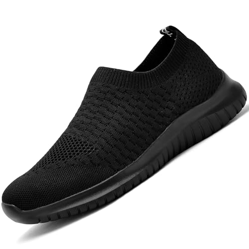 Image of konhill Men's Walking Tennis Slip-ins Shoes, Casual Sneakers