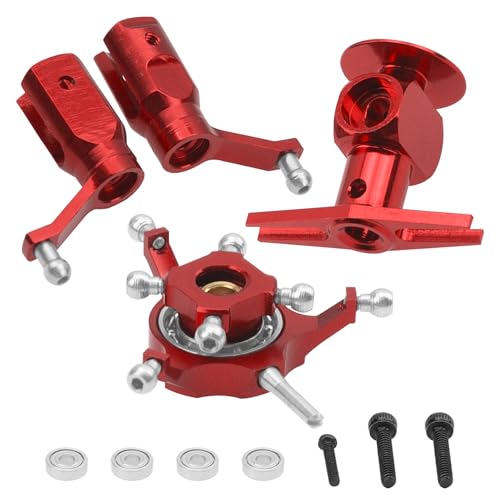 Vgoohobby Metal Rotor Head Swashplate Blade Clip w/Bearing Compatible with Wltoys V966 V977 XK K...