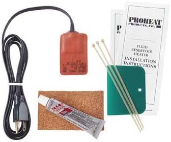 Proheat Heavy Duty Fluid Reservoir Heater Model 32 (75 Watts, 0.6 Amp, 120 Volts) Ideal for Oil Pans up to 2 Quarts of Lube (1.8 litres) and up to 10 Gallons Hydraulic Oil
