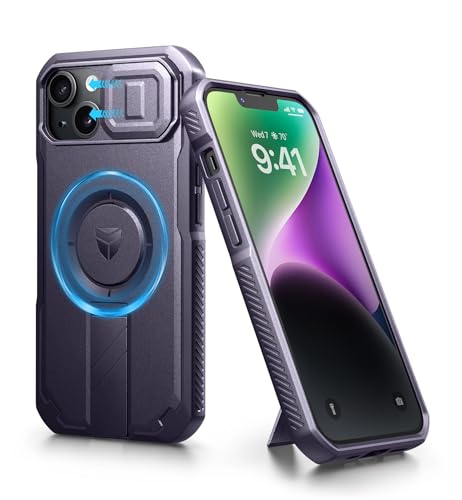 Coque iPhone 14 magnétique antichoc robuste boîtier résistant Dexnor