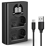 K&F CONCEPT NP-W235 充電器 カメラバッテリー用 電池残量表示 Fujifilm対応 X-T5 X-T4 GFX 100S X-H2S GFX 50S II VG-XT4 カメラ電池充電器 富士フィルム対応 Type-C USB