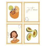 Annecy 11x14 Picture Frames 4 Pack, Distressed Gold Rustic Photo Frame for Wall Mounting, 11 by 14 P