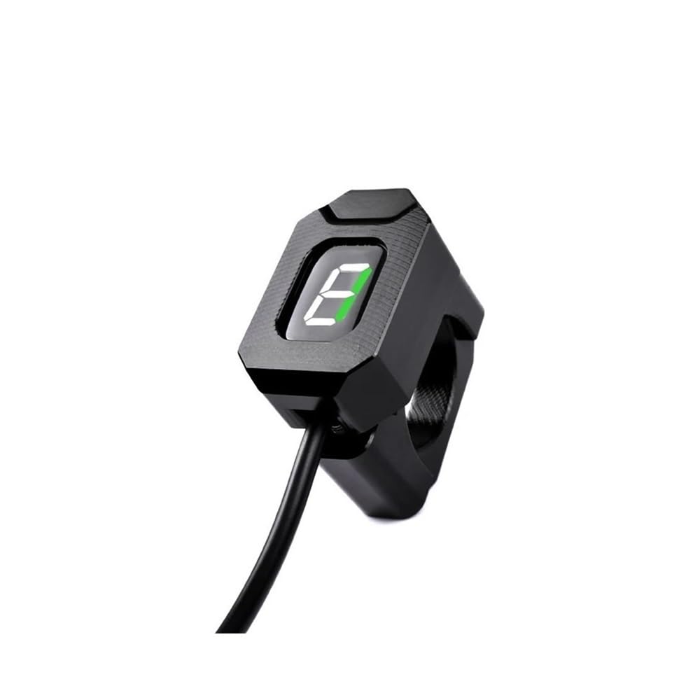 Indicatore Digitale di Marcia per Moto VZR 1800 VZR1800 dal 2006 al 2021 per Intruder 1500 05-17 VL1500 Indicatore di Marcia Digitale Touch per Moto (Verde con Staffa)
