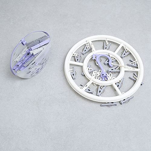 Kit lavanderia com cesto prendedores e mini varal - Simplo