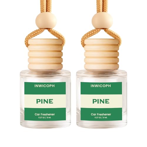 INWICOPH Car Air Freshener Diffuser Hanging Pine Fragrance Oil